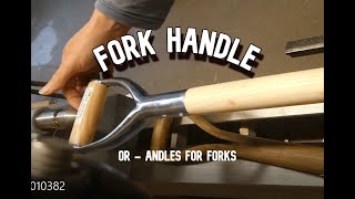 How to replace a broken fork handle. # Wood Turning