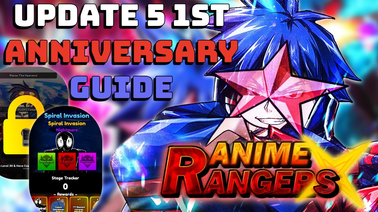 Anime Re Rangers X Anniversary Update 5 Guide!! How To Get Ranger