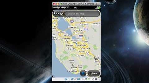 Palm Pre: Google Maps