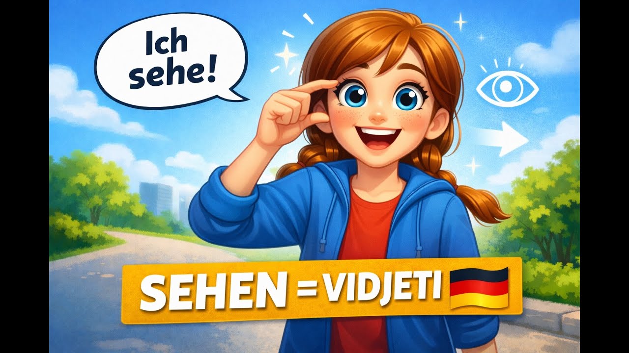 SEHEN 🇩🇪 – glagol bez kojeg nema gledanja | Njemački A1