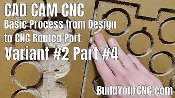 CNC Routing Process (CAD, CAM and CNCl) Variant 2: Part 4 Cut Out the Shelves.