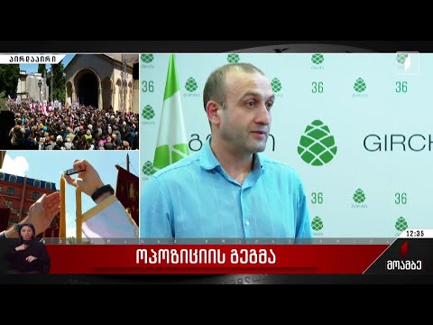 ოპოზიციის სამოქმედო გეგმა