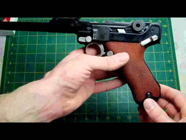 LaZouche Custom airsoft Tanaka P-08 Luger review. - YouTube
