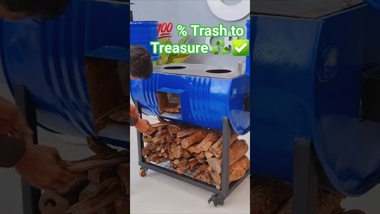 You'll be Surprised 😲 💯 % Trash to Treasure ♻️ Amazing Transformation of Old Barrel ✅️ #diy #crafts