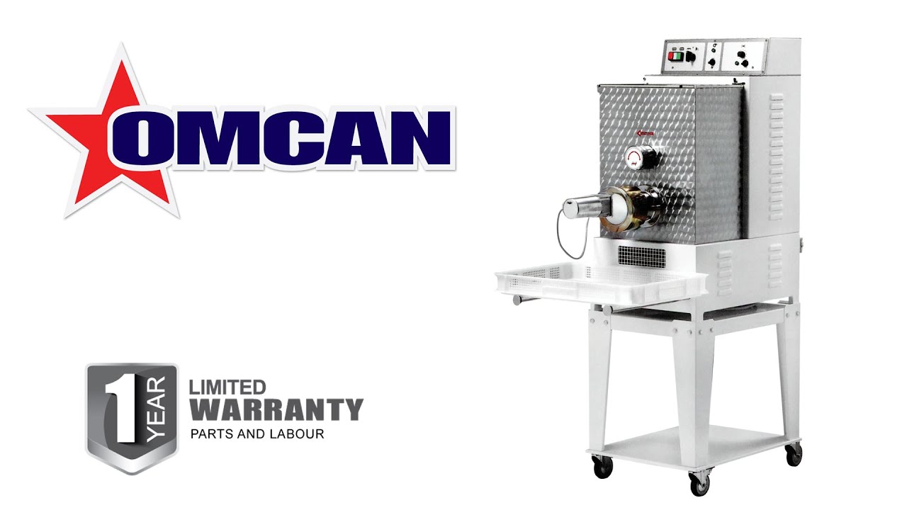 OMCAN Pasta Machine/Extruder YouTube