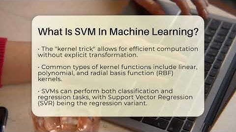 What Is SVM In Machine Learning? - Talking Tech Trends