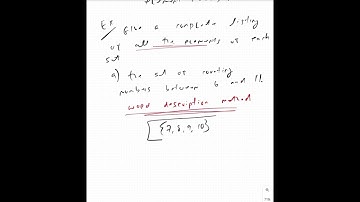 MATH 1332 Chapter 2 Symbols And Terminology - Empty Set or Null Set