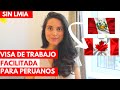 Visa de TRABAJO facilitada para peruanos | CANADÁ - TLC