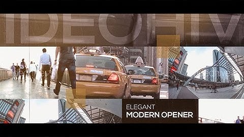 Elegant Modern Opener (After Effects template)