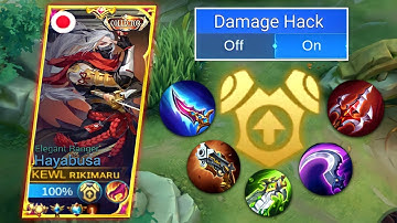 WHEN TOP 1 HAYABUSA ABUSING TOO MUCH MULTIPLE DAMAGE!! 🔥(you must try this 🤫)