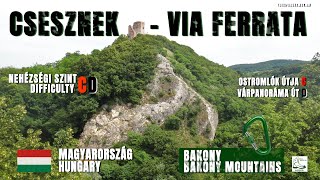 Csesznek - Via ferrata