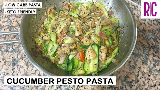 CUCUMBER PESTO PASTA | Pipino Pasta | Cucumber Pasta Recipe | Recel Creates