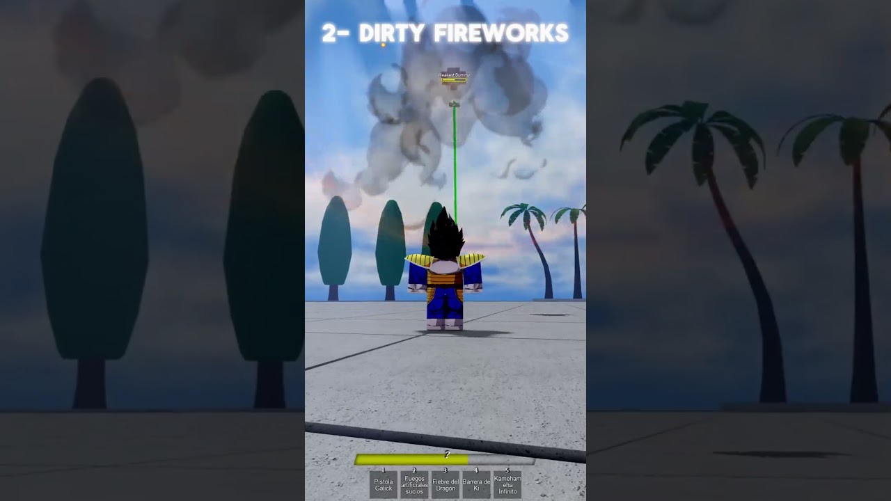 Showcase de Vegeta en Ki Battlegrounds 