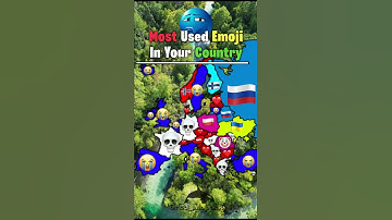 Most used emoji in your country |  #capcut #mapper #SHORTS