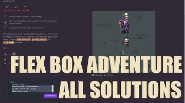 Flexbox Adventures - Solutions to ALL levels