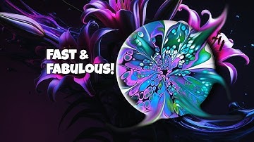 Can You Create a FLUID ART Masterpiece in Just 4 Minutes?