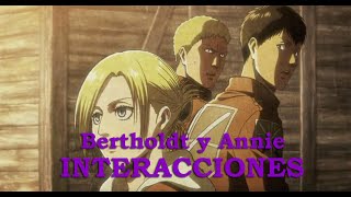 Bertholdt  y annie | Interacciones | Attack on Titan