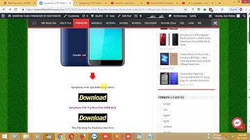 Download Symphony V141 All Version Firmware Rom ( Flash File ) And Flash Tols