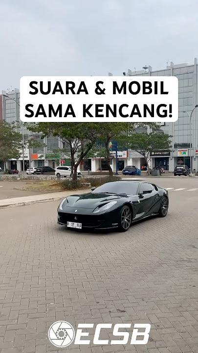 IS THE SOUND IN SYNC WITH THE SPEED? (Ferrari 812 Superfast Indonesia) #ecsb #shorts