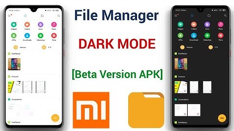 Download MIUI File Manager Beta Version & Enable Dark Mode | How To Enable Dark Mode On File Manager