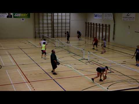Pickleball CEPS Moncton – Nov 25 2017 (Mixed Doubles – Cormier Wadup vs Blanchard Leblanc)