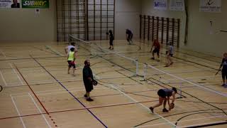 Pickleball CEPS Moncton – Nov 25 2017 (Mixed Doubles – Cormier Wadup vs Blanchard Leblanc)