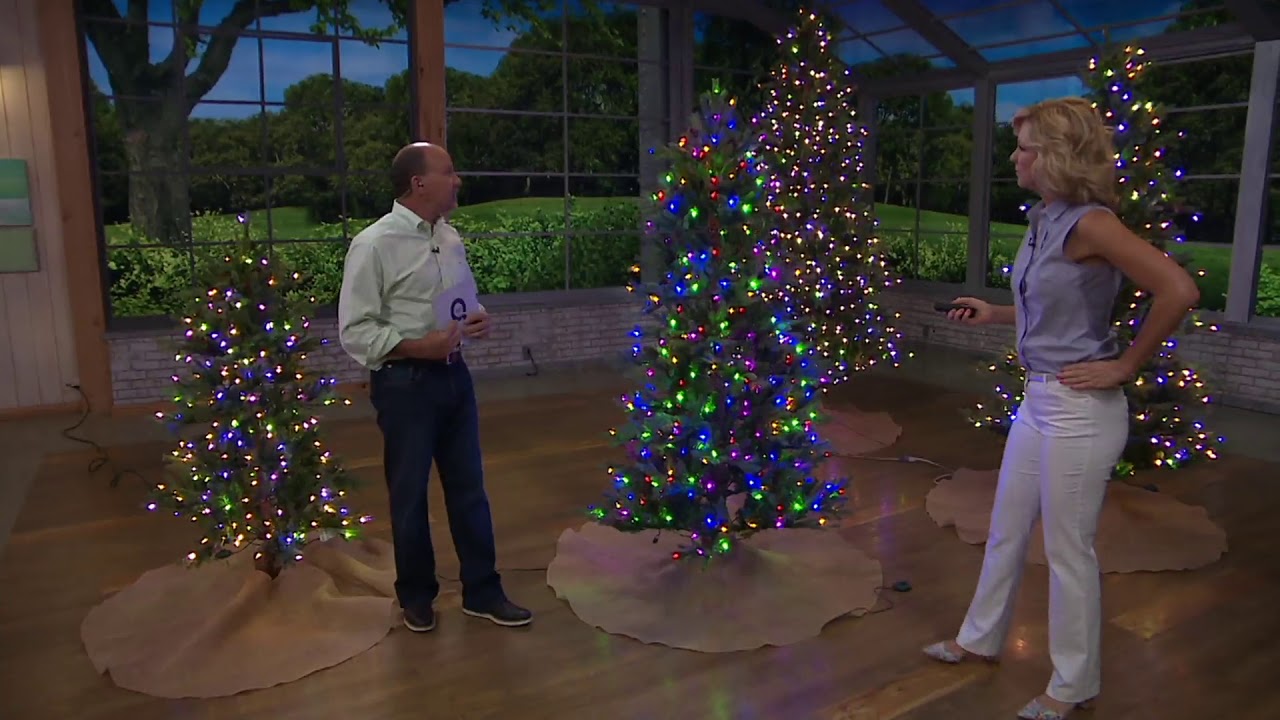 ED On Air Santa's Best Rustic Spruce Tree by Ellen DeGeneres on QVC