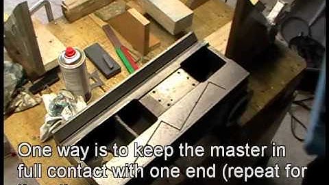 Scraping in a Myford MG12-M cylindrical grinder / part 5