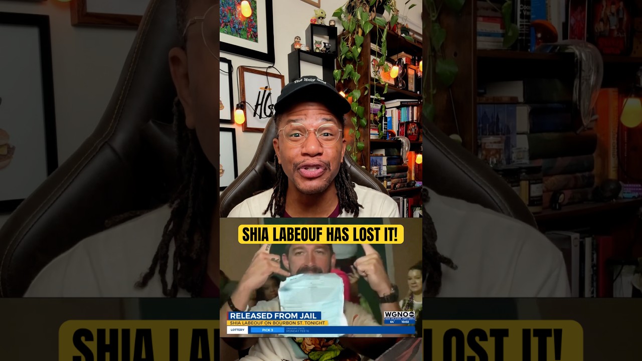 What is Shia LaBeouf doing!? #shialabeouf #mardigras