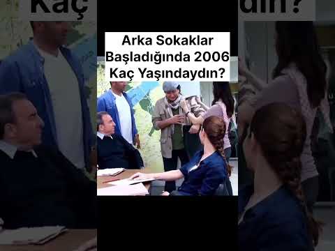Arka Sokaklar Dizisi Başladığında 2006 Siz Kaç Yaşındayd￼ınız? #erlerfilm #arkasokaklar