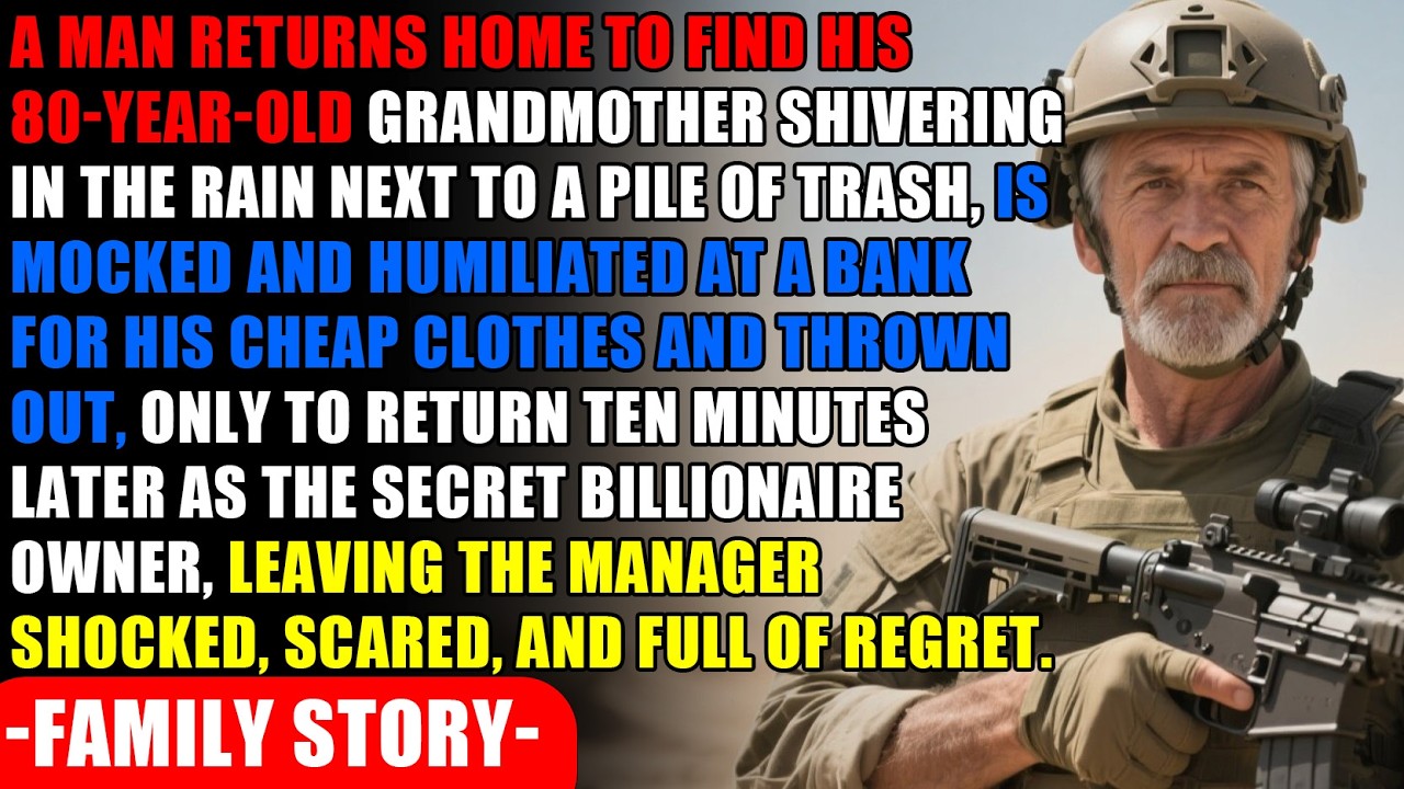 Bank Manager Seized My Poor Grandma's House—Her Billionaire SEAL Grandson Bought The Entire Bank