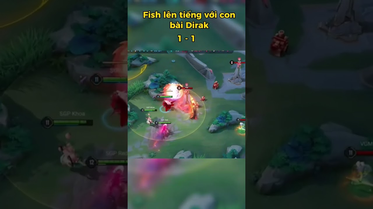 Dirak quá khủng trong tay Fish. Saigon Phantom vs V Gaming DTDV mùa đông 2023 