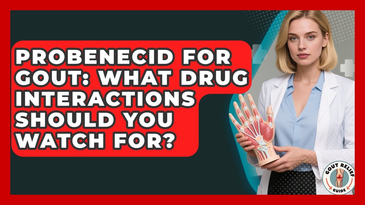 Probenecid For Gout: What Drug Interactions Should You Watch For? - Gout Relief Guide