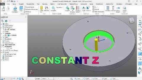 Powermill 2021 | Constant Z Operation | Beginners Friendly Video