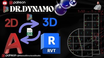 Dr. Dynamo Series – AutoCAD 2D to Revit 3D Automation | Dynamo & Excel Workflow
