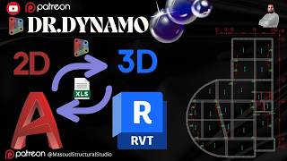 Dr. Dynamo Series – AutoCAD 2D to Revit 3D Automation | Dynamo & Excel Workflow