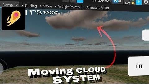 MOVING CLOUD SYSTEM IN ITS MAGIC ENGINE || CREEPY GAME DEV || @errorgamedev ||@very_crazy20 ||