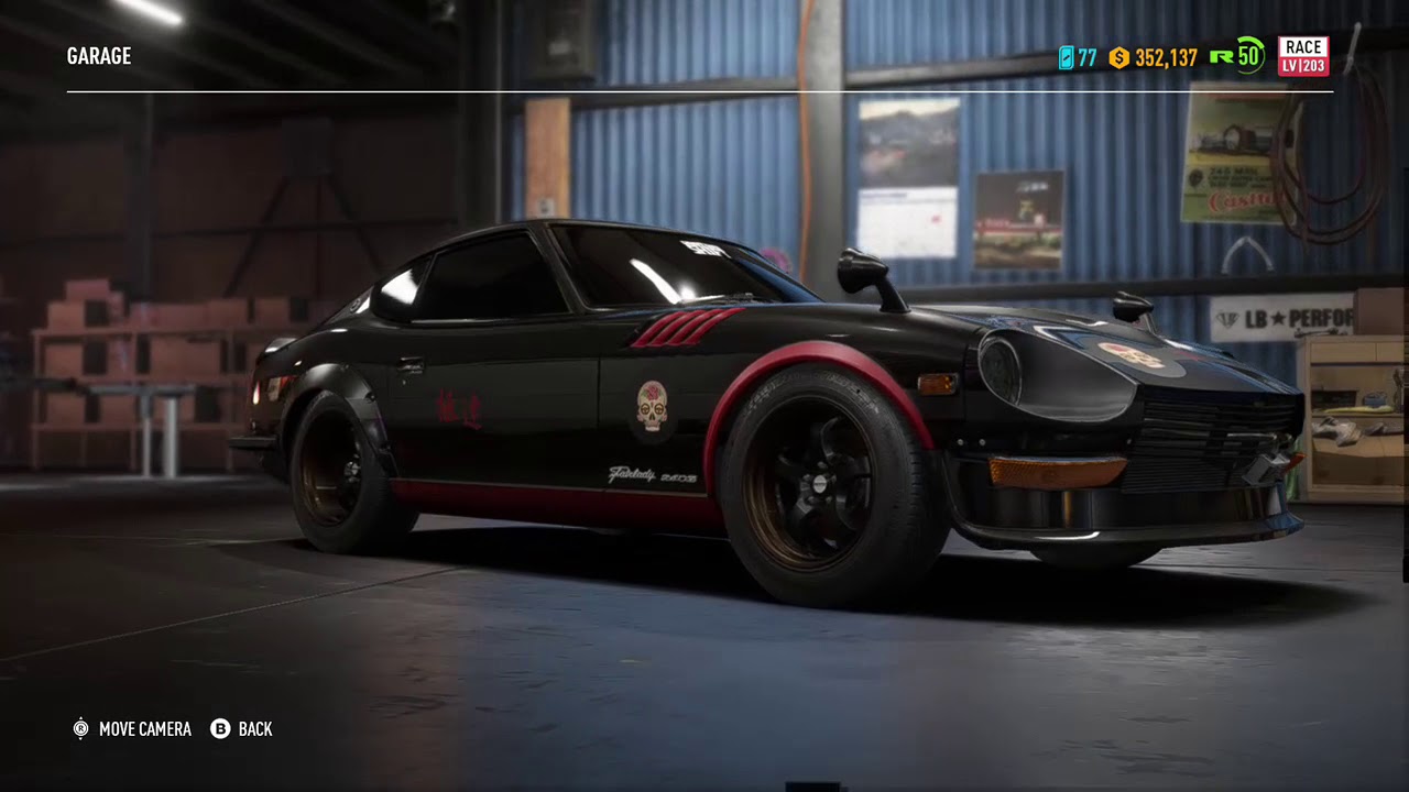 Need For Speed Payback Datsun 240z Need for Speed™ Payback - La Catrina 240Z (Abandoned) Noche De Muertos