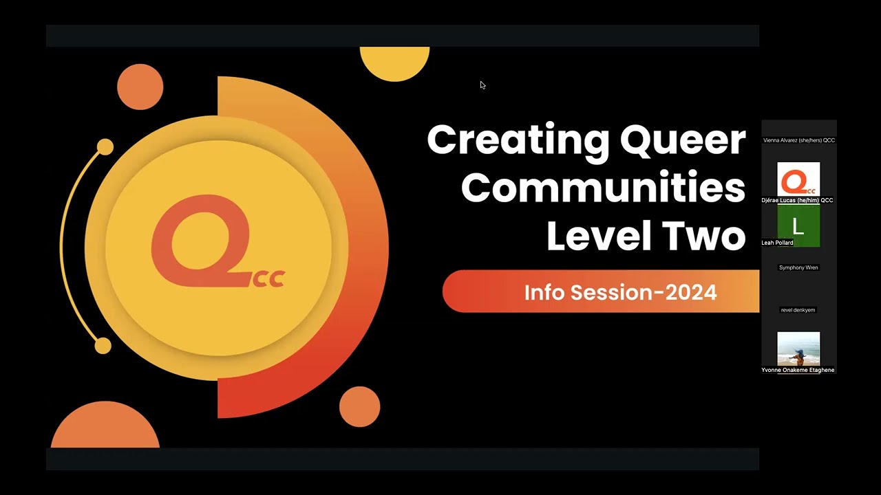 2025 Creating Queer Communities Level 2 Info Session