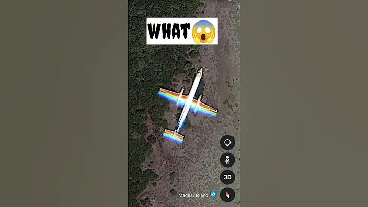 Found Plane At Sea On Google Maps #googleearth #googlemaps #viral #shorts