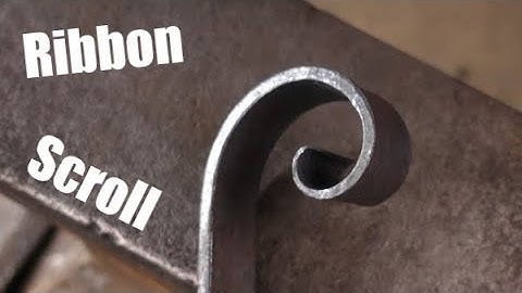 Forging a Ribbon Scroll