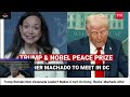 Trump to Meet Venezuela Opposition Leader Machado Next Week #shorts