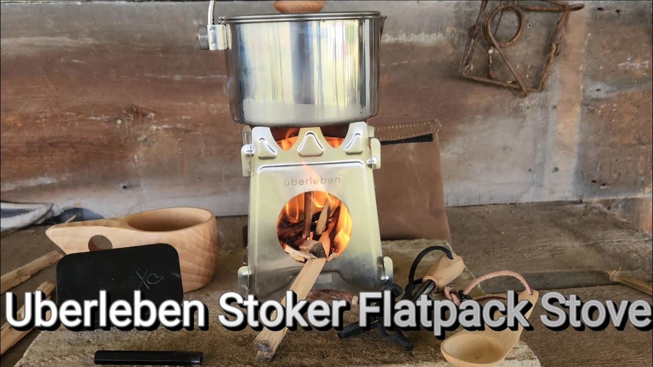 Uberleben Stoker Flatpack Stove - YouTube