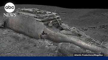 3D scan of Titanic gives up close look of wreckage