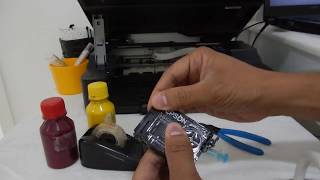 How to refil original cartridge Epson T296 XP231, 241 and others