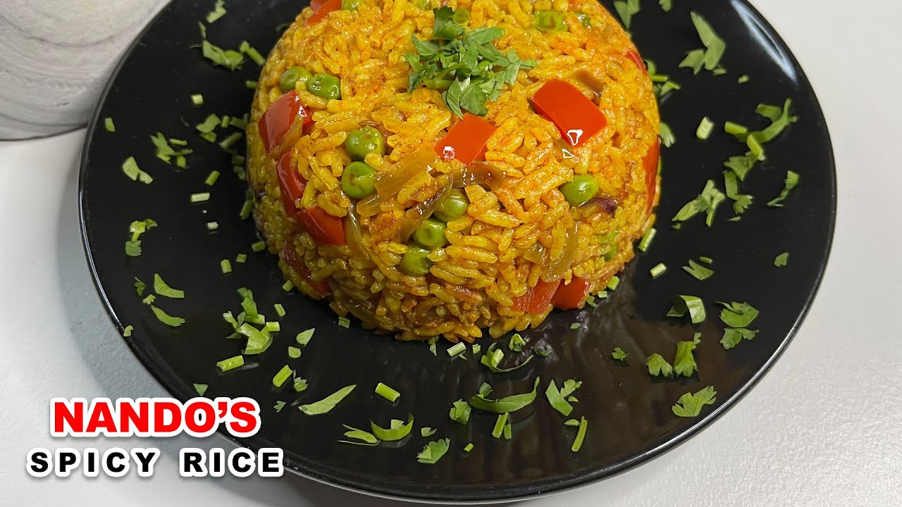 Nando's Spicy Rice Nandos Rice Recipe Spicy Nandos Rice How To