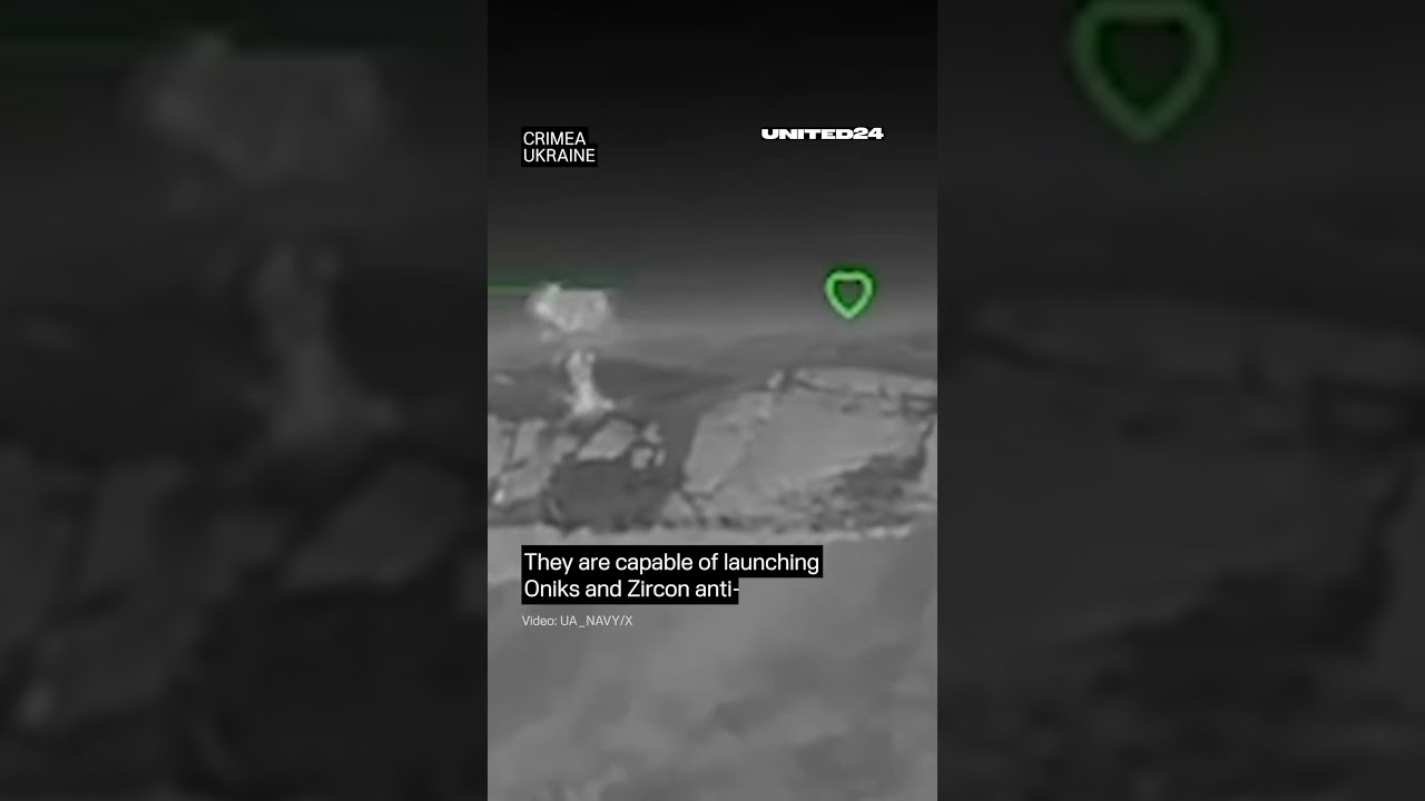 Ukrainian Drones Hit Positions of Russian Bastion Missile Systems #warinukraine