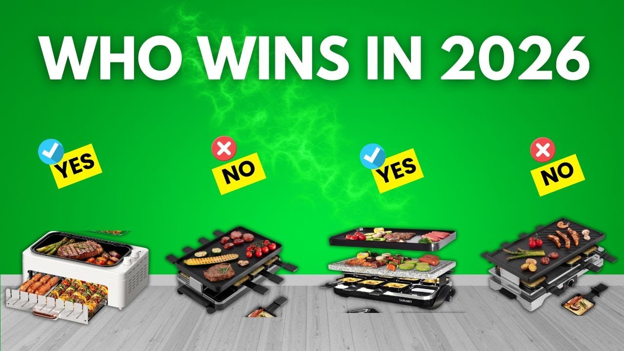 Top 5 Best Raclette Grills for Home | Party & Family Cooking 2026