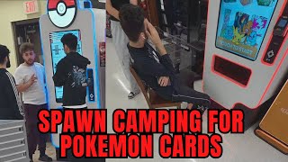 Spawn Camping for Pokemon Card Vending Machine Restocks