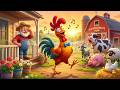 Old MacDonald Had a Farm 🐓🌞 Rooster Wakes Up the Whole Farm! Best Toddler Learning &amp; Funny Kids